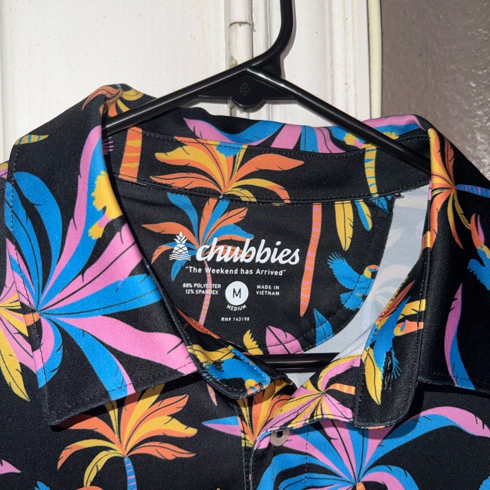 Chubbies Black Light Nights Performance Polo - image 4